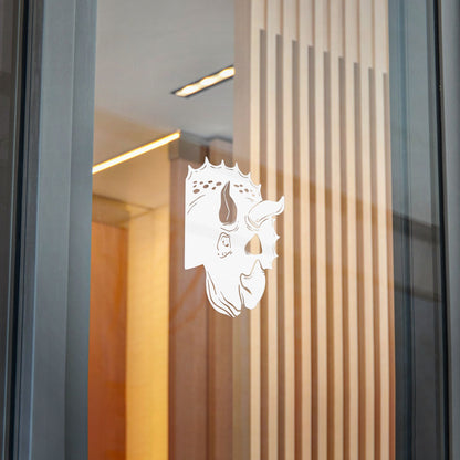 Triceratops Peek-A-Boo Decal