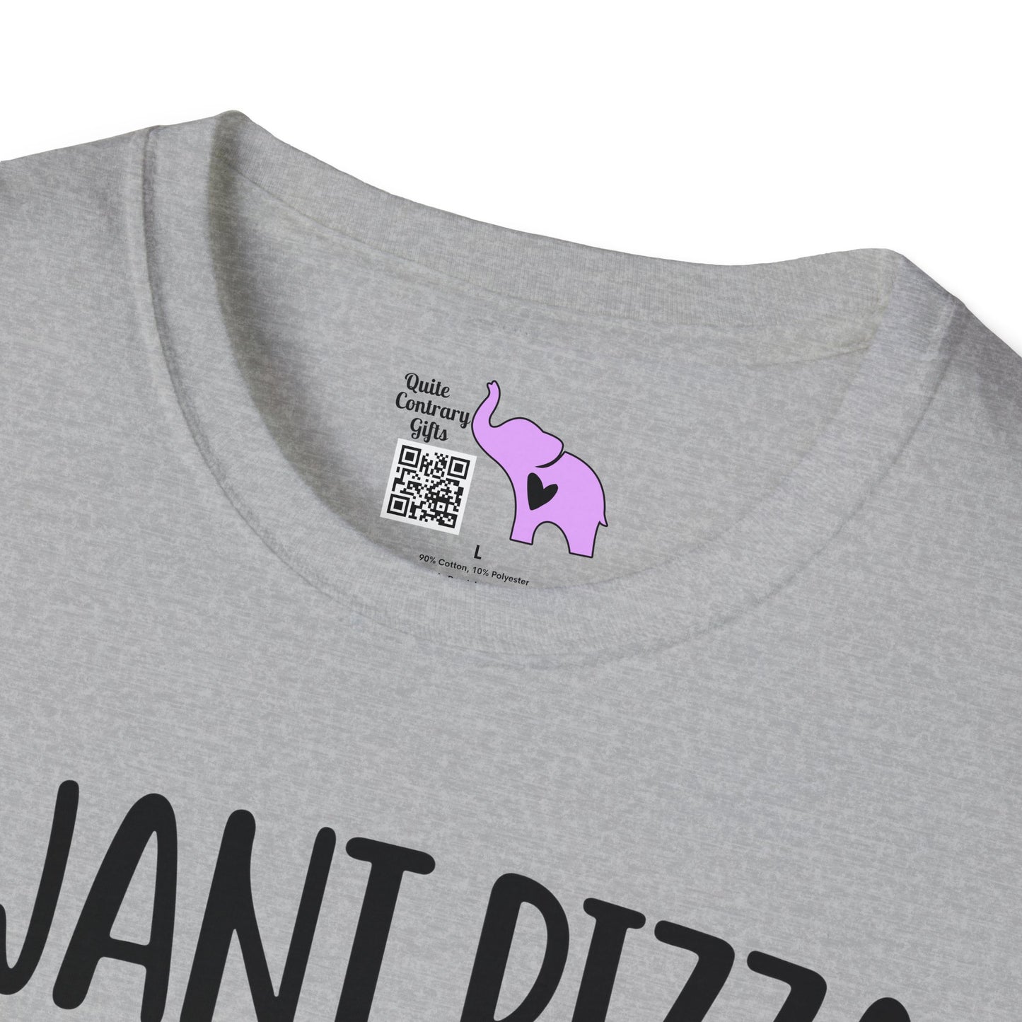 I Want Pizza Not Your Opinion (2) T-shirt