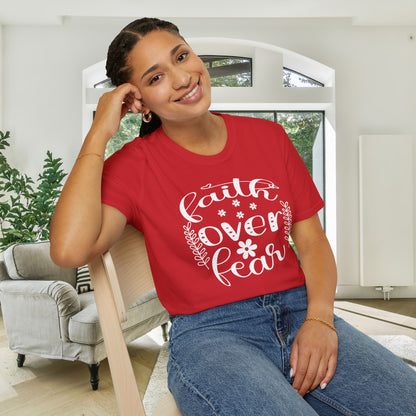 Faith Over Fear Adult T-shirt