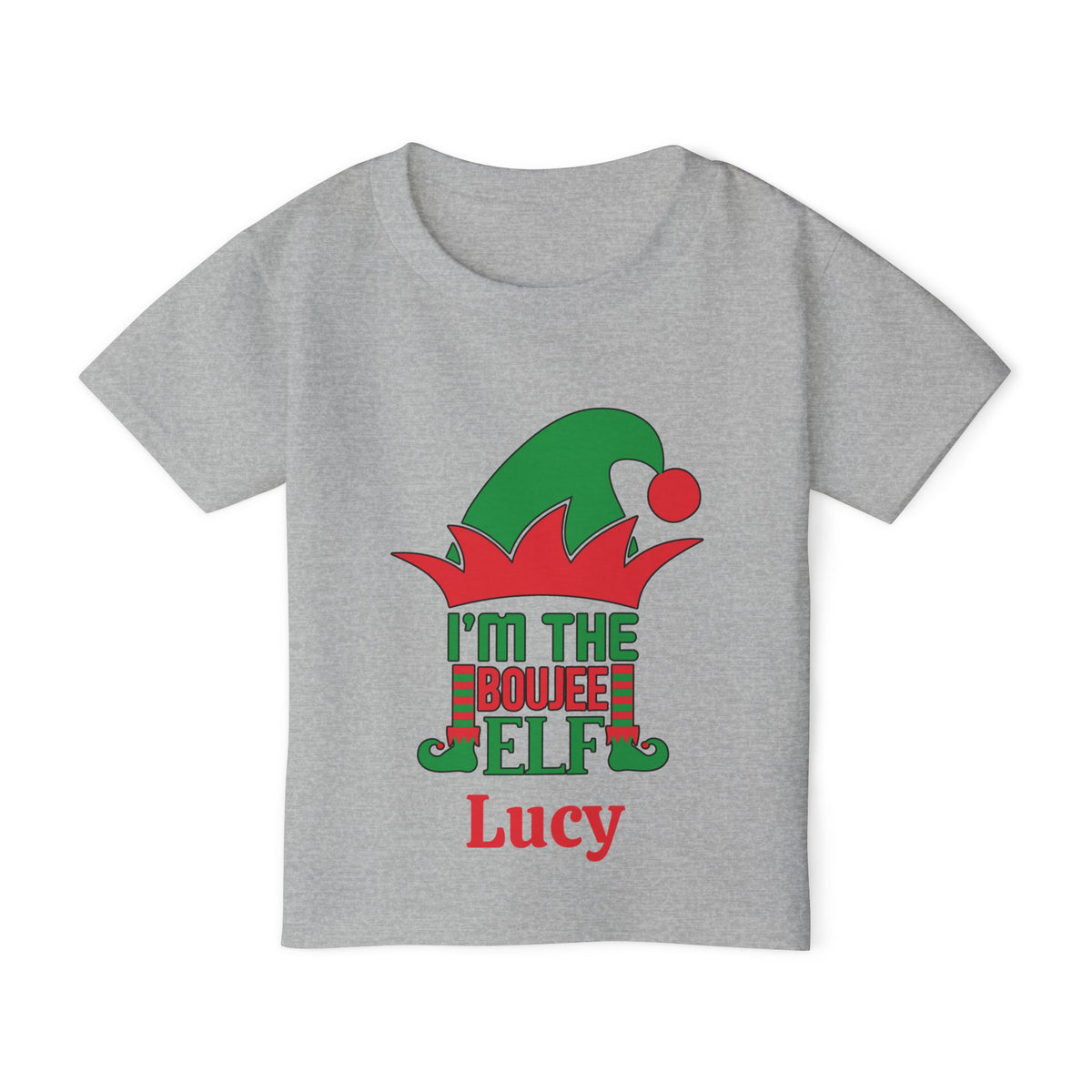 I'm The Boujee Elf Personalized Heavy Cotton™ Toddler T-shirt