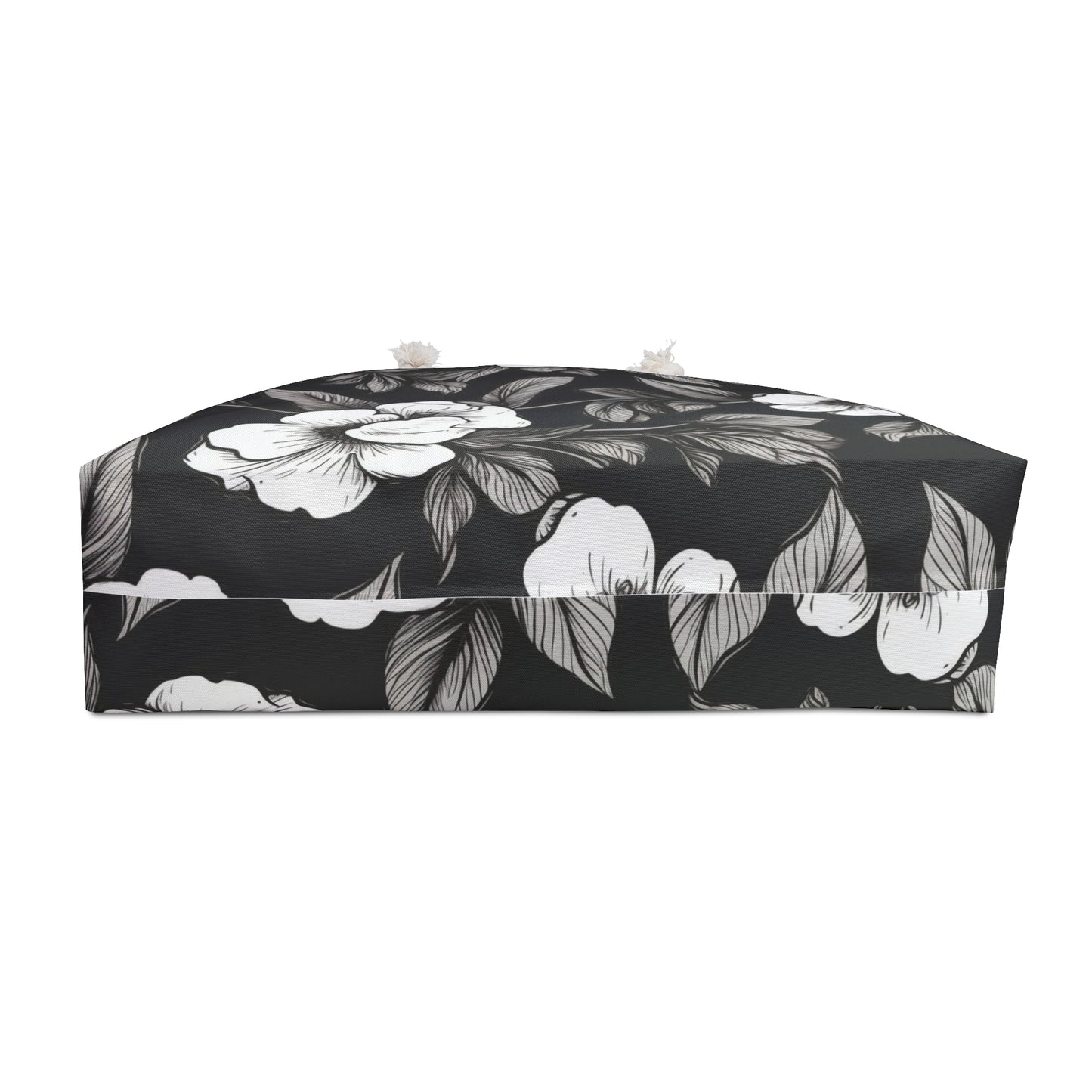 Black & White Daisies Weekender Bag