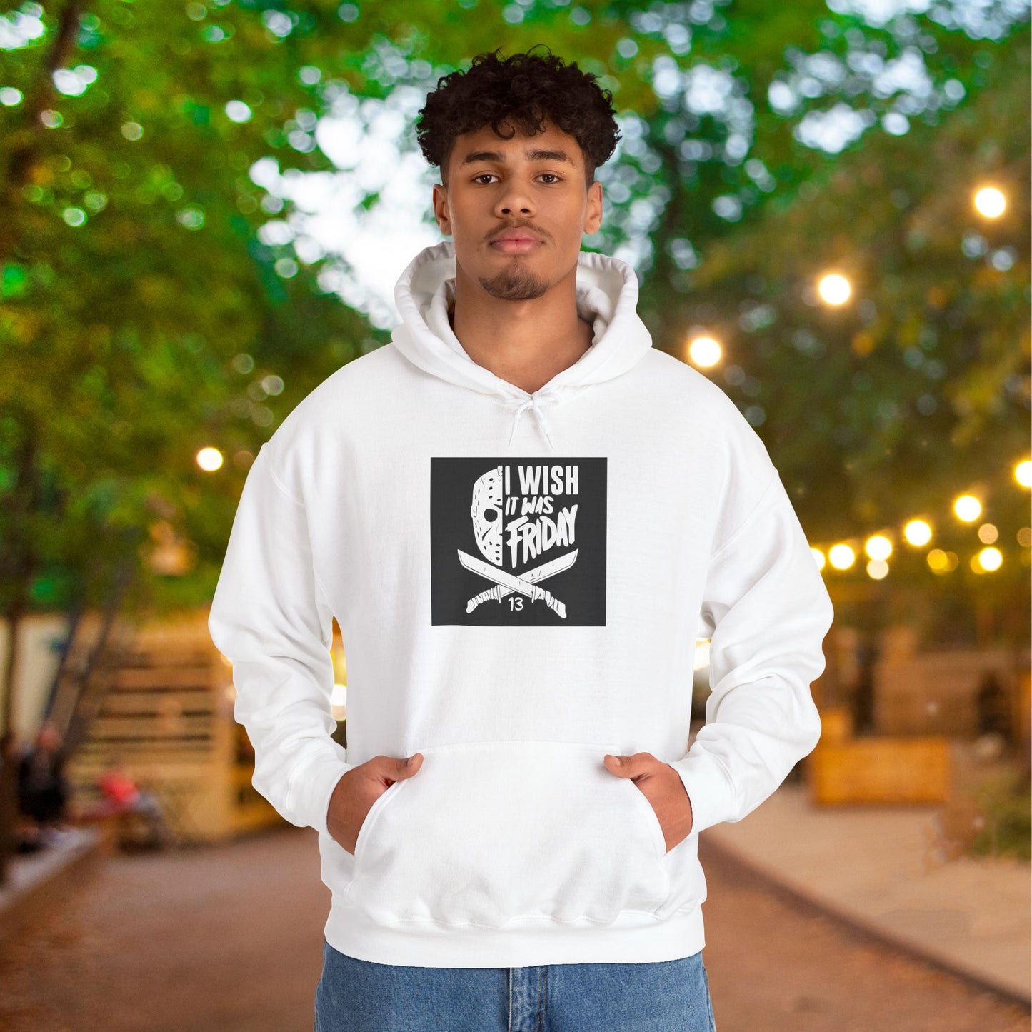 I Wish It Was Friday 13th Heavy Blend™ Hooded Sweatshirt