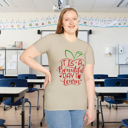 It's A Beautiful Day To Learn Adult T-shirt