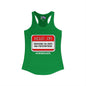 Hello, I'm Surviving on Vibes and Prescriptions Women's Ideal Racerback Tank