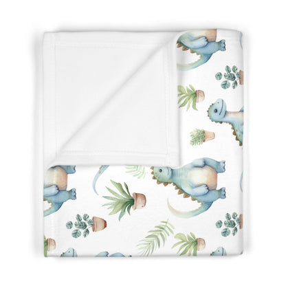 Adorable Dinosaurs Baby Blanket