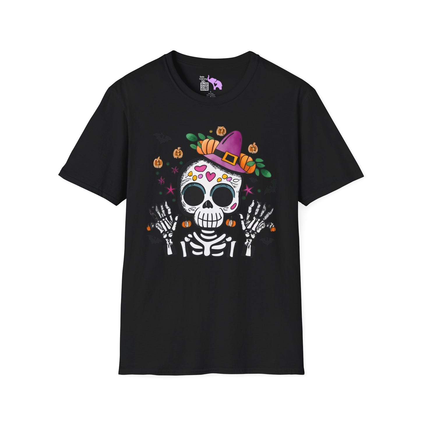 Dios de Muertos Skull Adult T-shirt