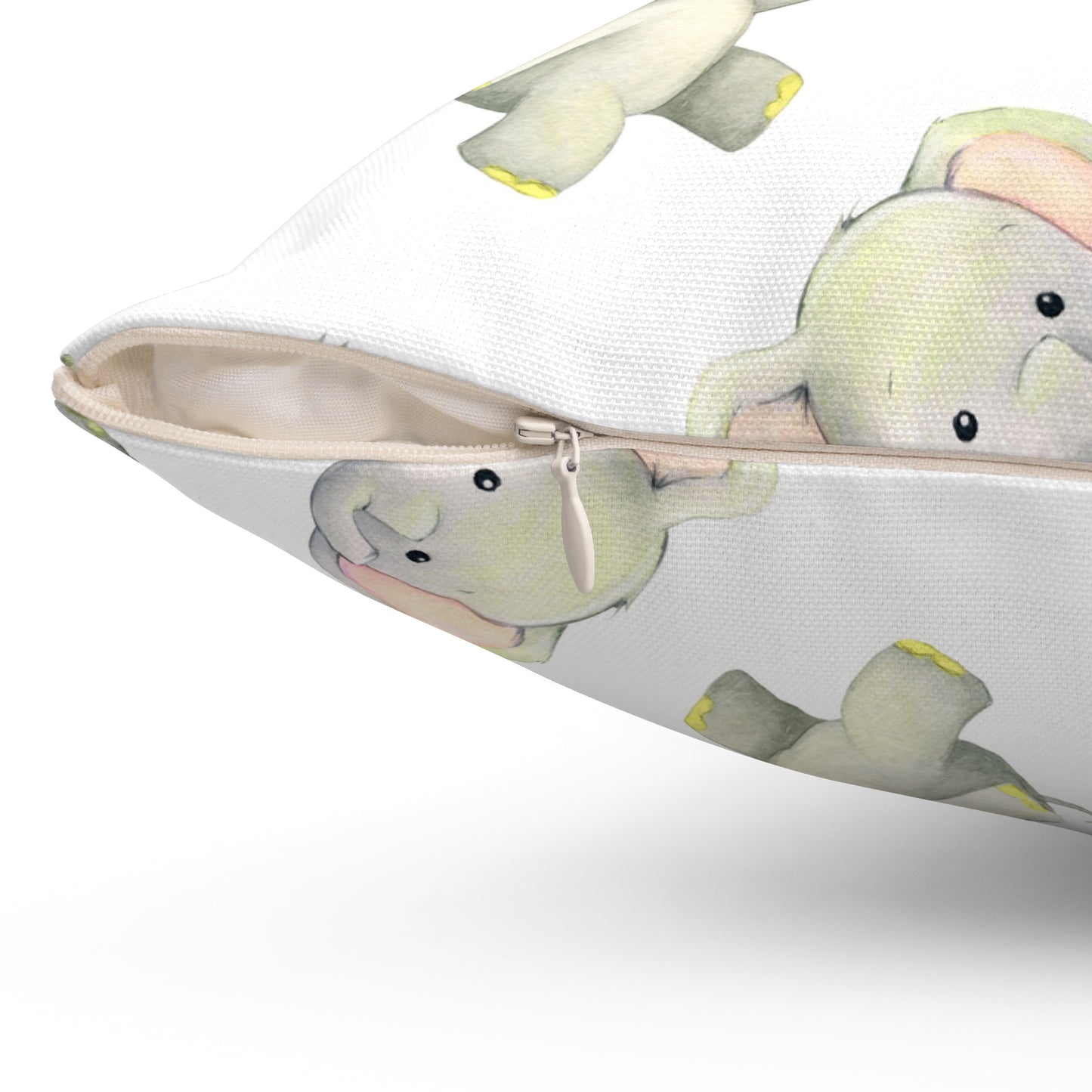 Dancing Elephants Throw Pillow