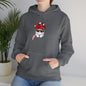 White Candy Cane Kitten Heavy Blend™ Hooded Sweatshirt