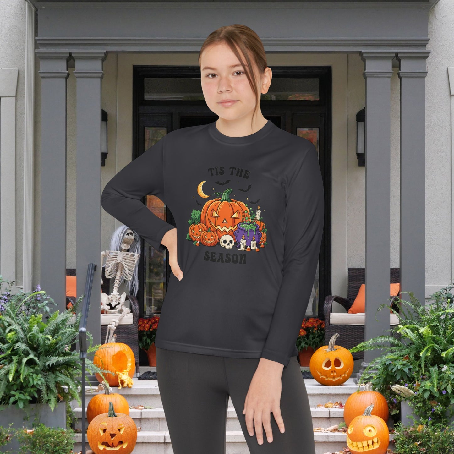 Tis the Season (Halloween) Youth Long Sleeve Tee