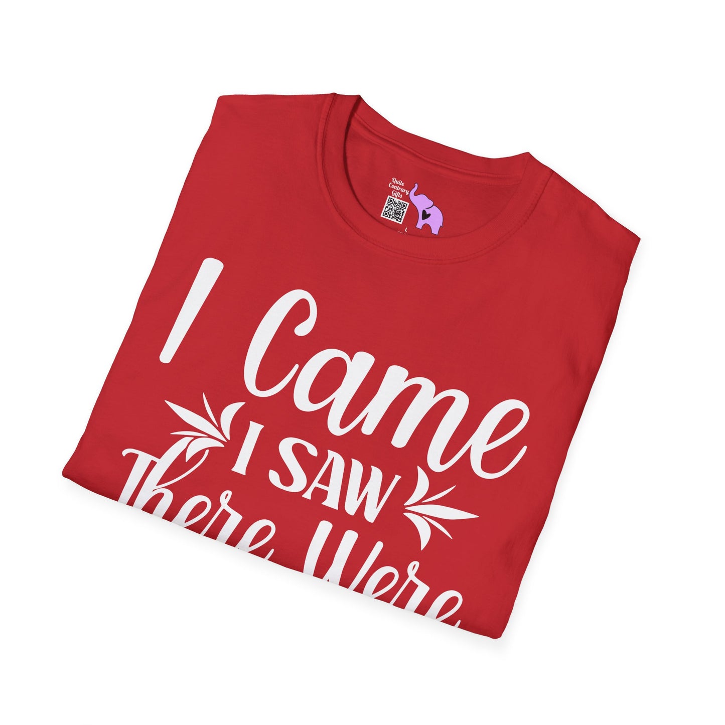 I Came I Saw There Were People Adult T-shirt