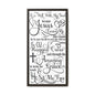 Hymnal Poem Framed Canvas Bathroom Art