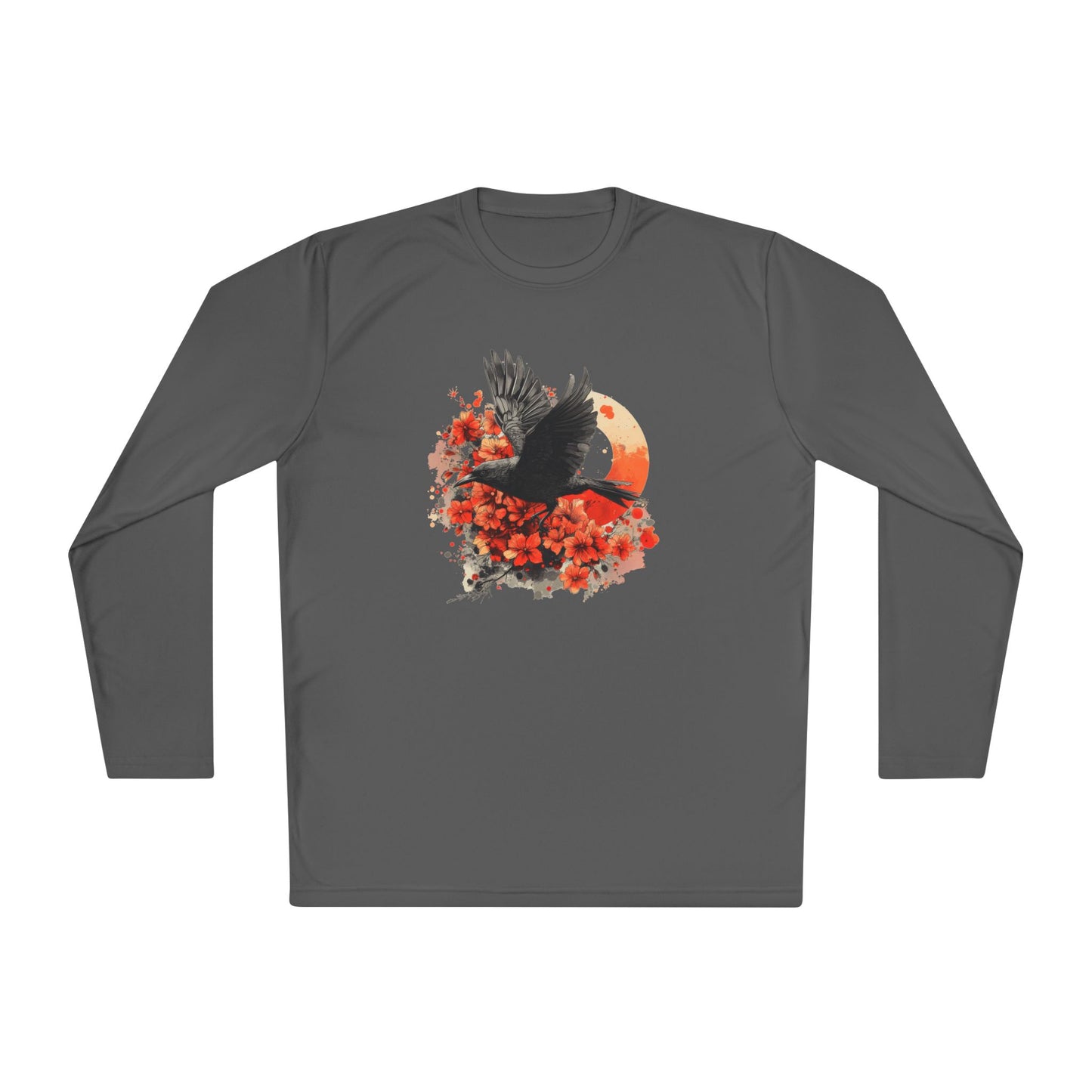 Halloween Crows Adult Long Sleeve Tee