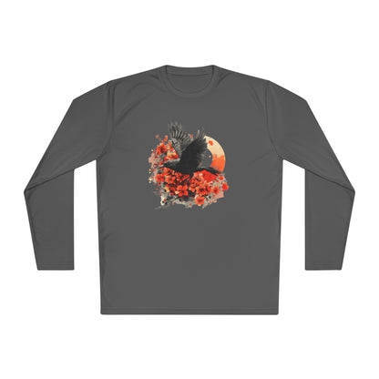 Halloween Crows Adult Long Sleeve Tee