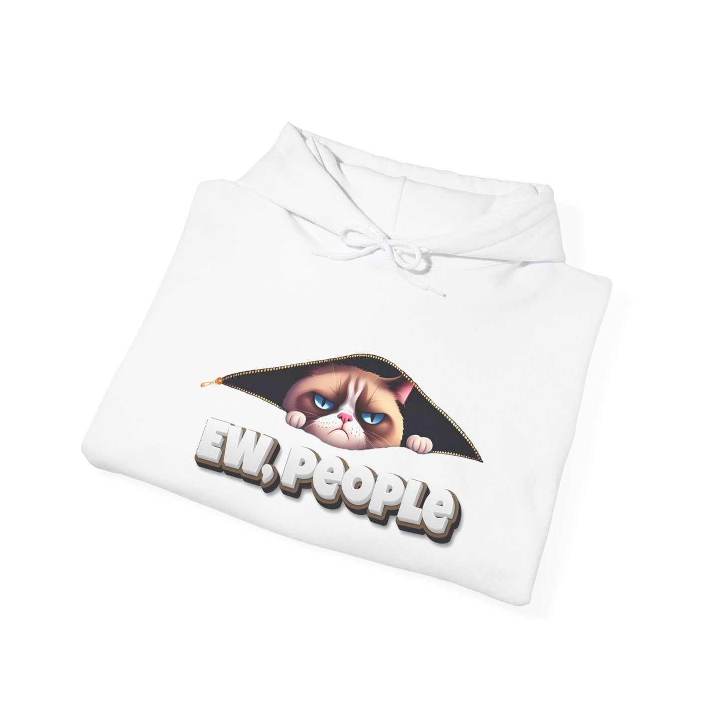 Ew People (Grumpy Cat) Adult Heavy Blend™ Hooded Sweatshirt