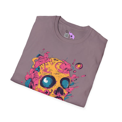 Sleepy Skull Adult T-shirt