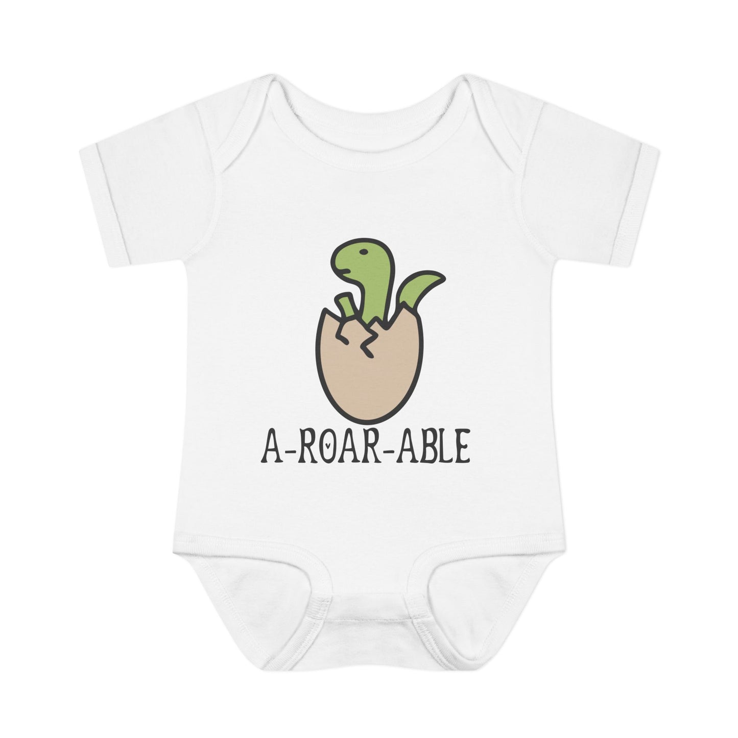 A-Roar-Able Baby Rib Bodysuit