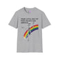 Your Little Ray of Pitch Black Has Arrived (Rainbow) Adult T-shirt