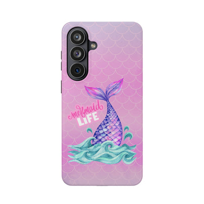 Pink Mermaid Life MagSafe® Compatible Tough Case for iPhone