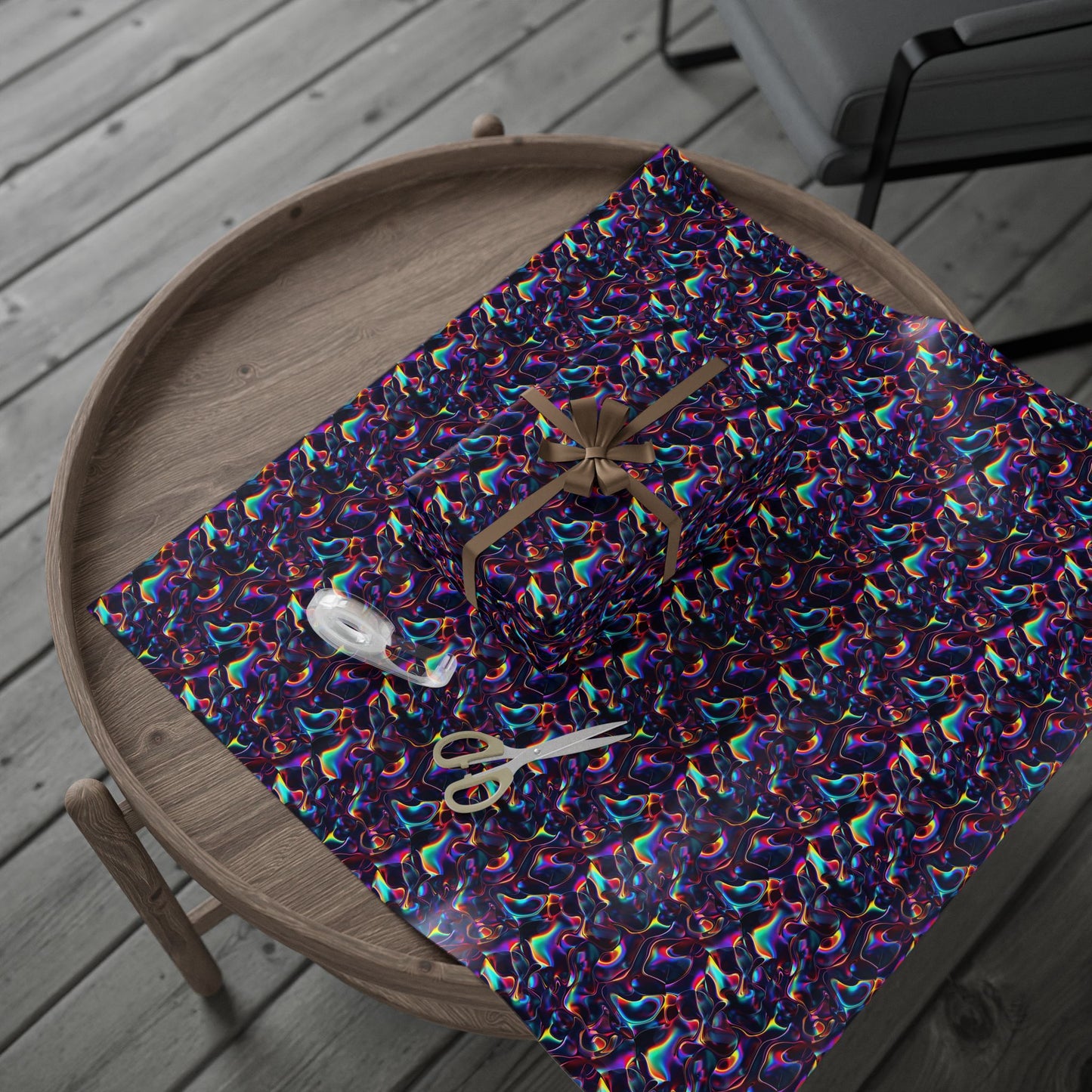 Holographic Mirage Wrapping Paper