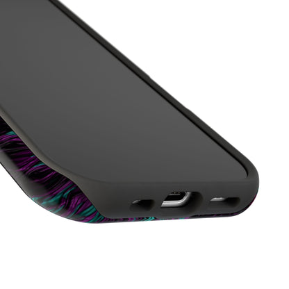 Pink Orchid Feathers MagSafe® Compatible Tough Case for iPhone