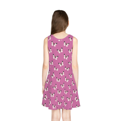 Blush Flutter Girls' Sleeveless Sundress