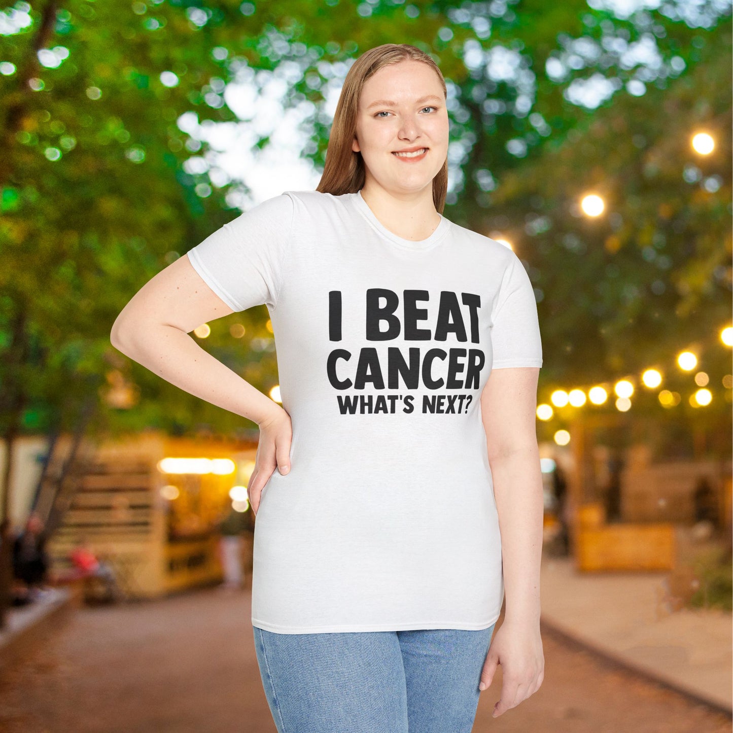 I Beat Cancer What's Next? Adult T-shirt