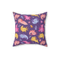 Axolotl Adventures Throw Pillow