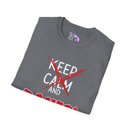 Keep Calm and Panic Adult T-shirt