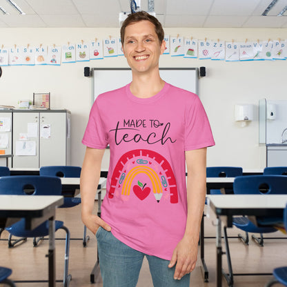 Made to Teach Rainbow T-shirt