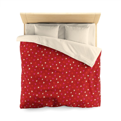 Cupid’s Confetti Microfiber Duvet Cover