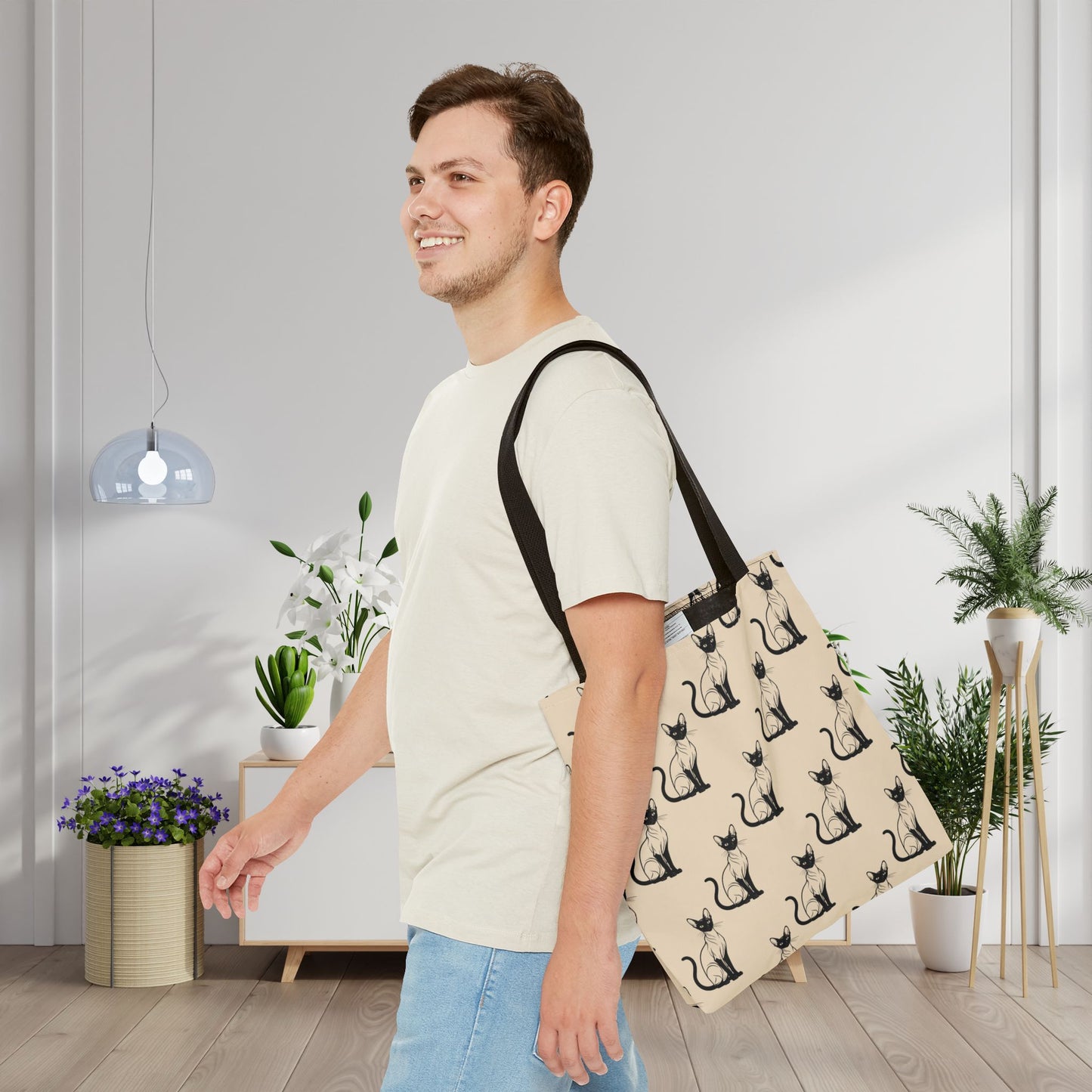 Siamese Charm – Sandy Dune Canvas Tote Bag