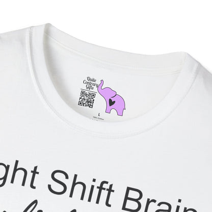 Night Shift Brain Daylight Eyes Handoff Note Same Good Nurse Adult T-shirt