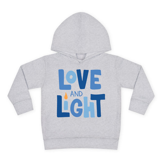 Hanukkah Love & Light 2 Toddler Pullover Fleece Hoodie