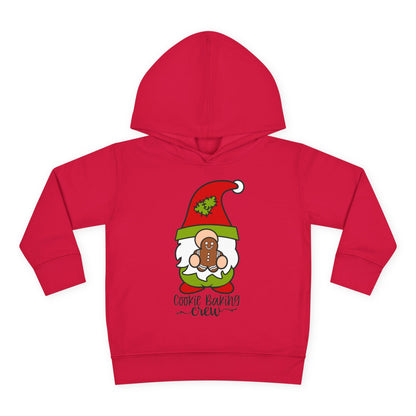 Cookie Baking Crew Gnome Toddler Pullover Fleece Hoodie