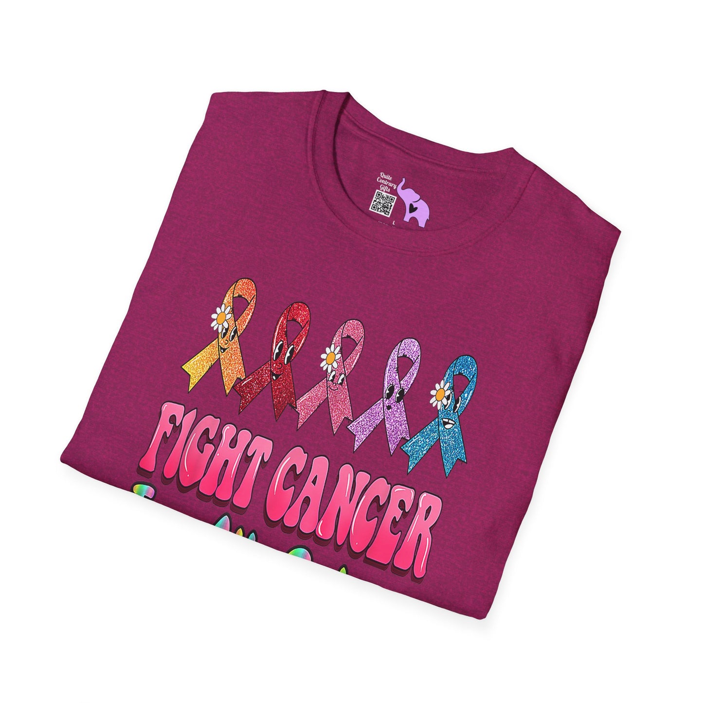 Fight Cancer in All Colors 1 Adult T-shirt