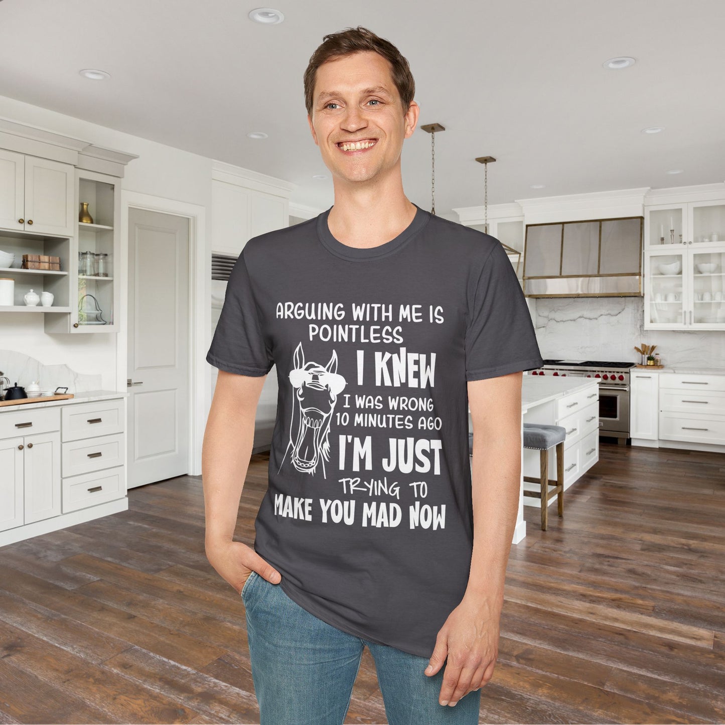 Arguing With Me is Pointless... Adult T-shirt