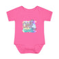 Pastel Wild One Milestone Baby Bodysuit-One Week