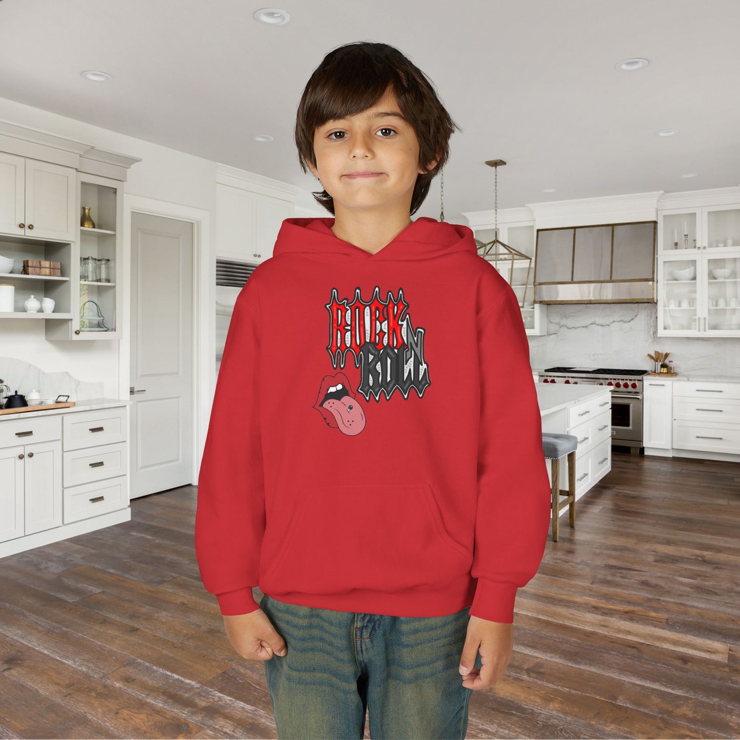 Rock N' Roll Youth Heavy Blend Hooded Sweatshirt