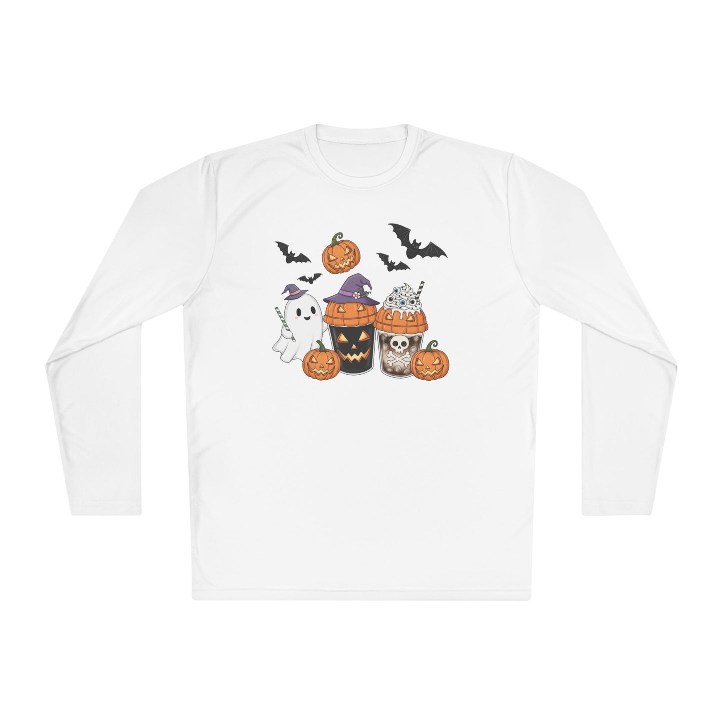 Spooky Latte Adult Long Sleeve Tee
