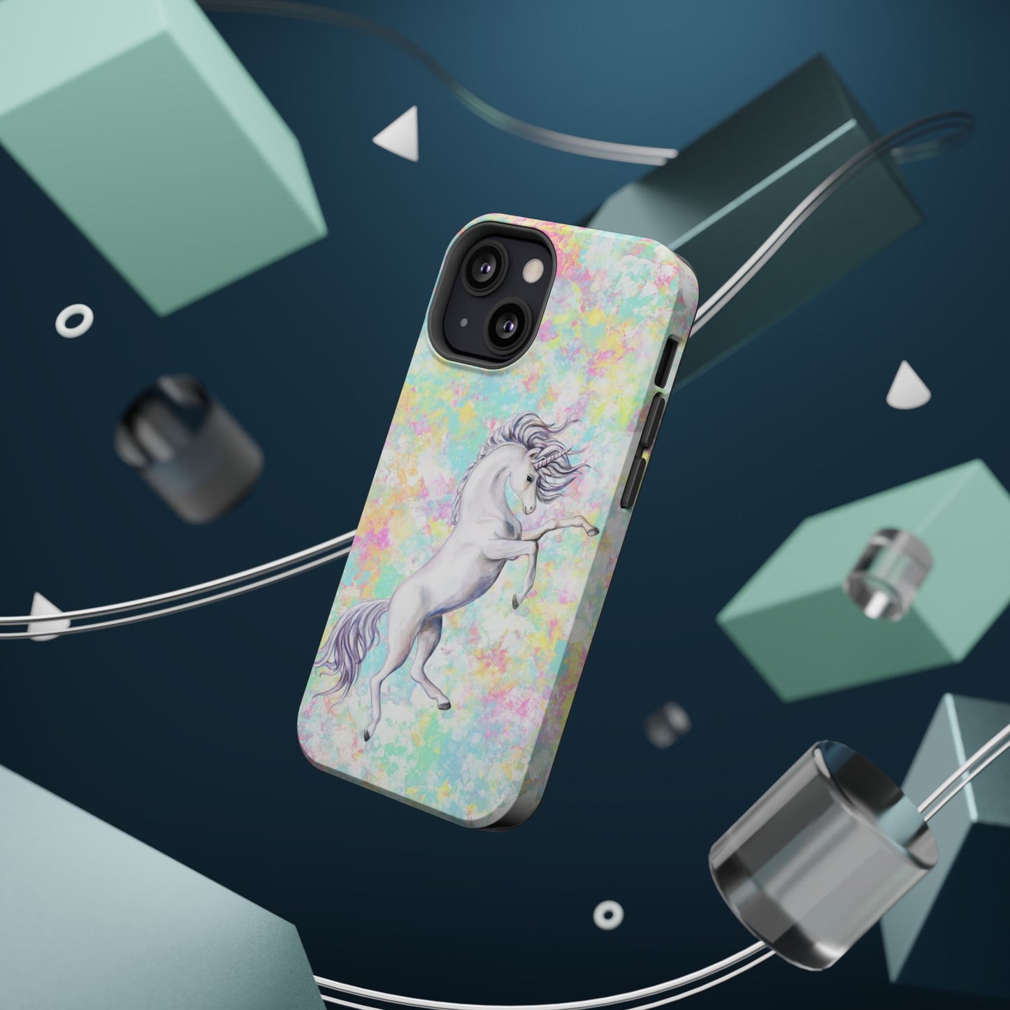 Pastel Pegasus MagSafe® Compatible Tough Case for iPhone