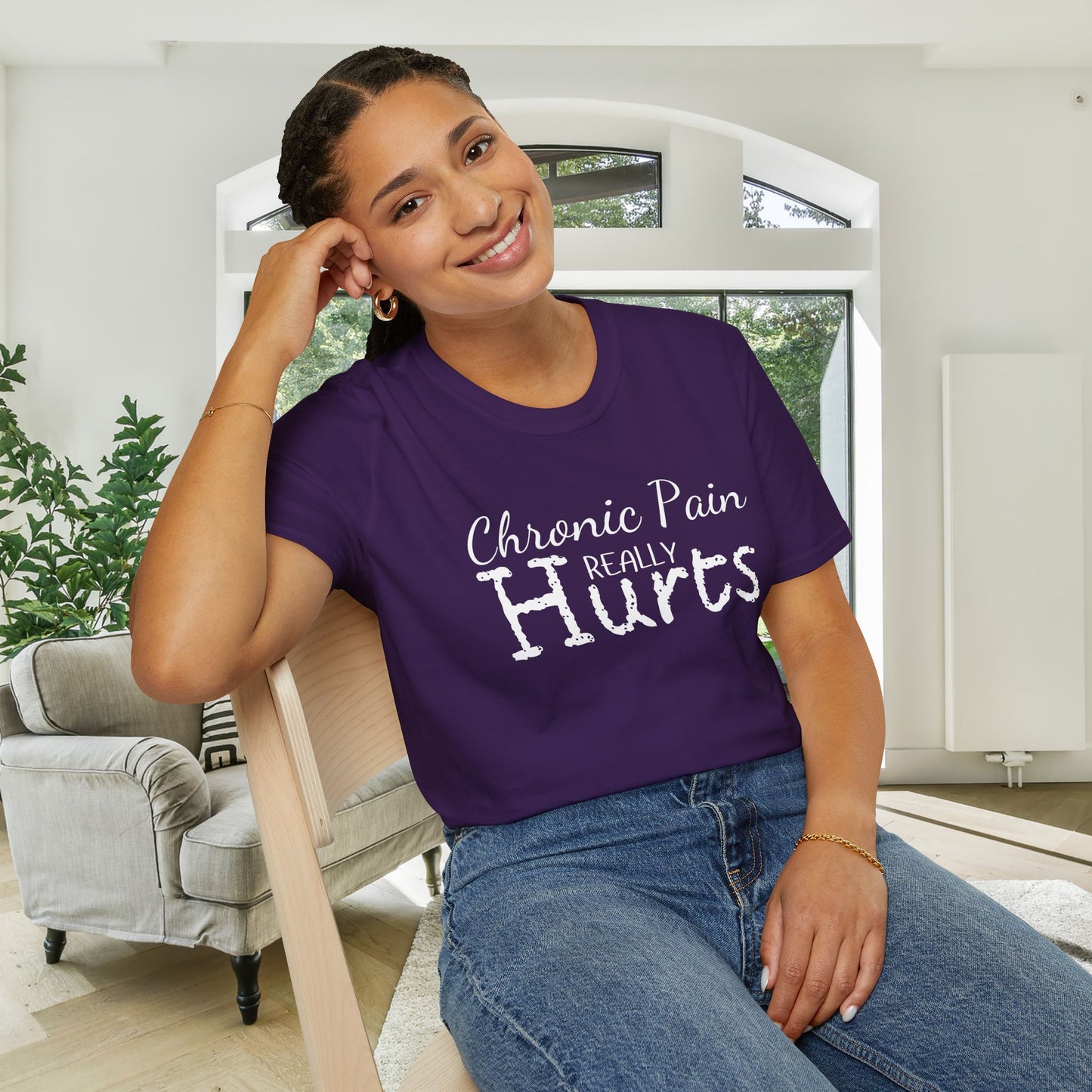 Chronic Pain Really Hurts Adult T-shirt