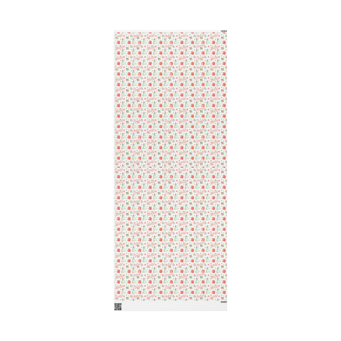 Rustic Christmas Trees, Gift Boxes Custom Wrapping Paper (Sarah)