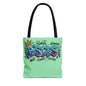 Pisces Street Art Canvas Tote Bag