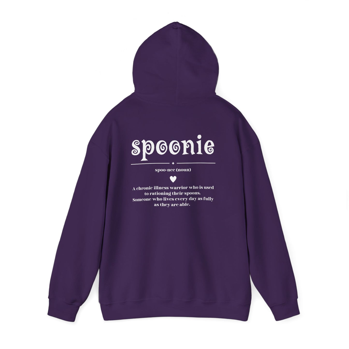 Spoonie Warrior Definition Heavy Blend™ Hooded Sweatshirt