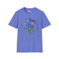Texas Bluebonnets Outline Adult T-shirt