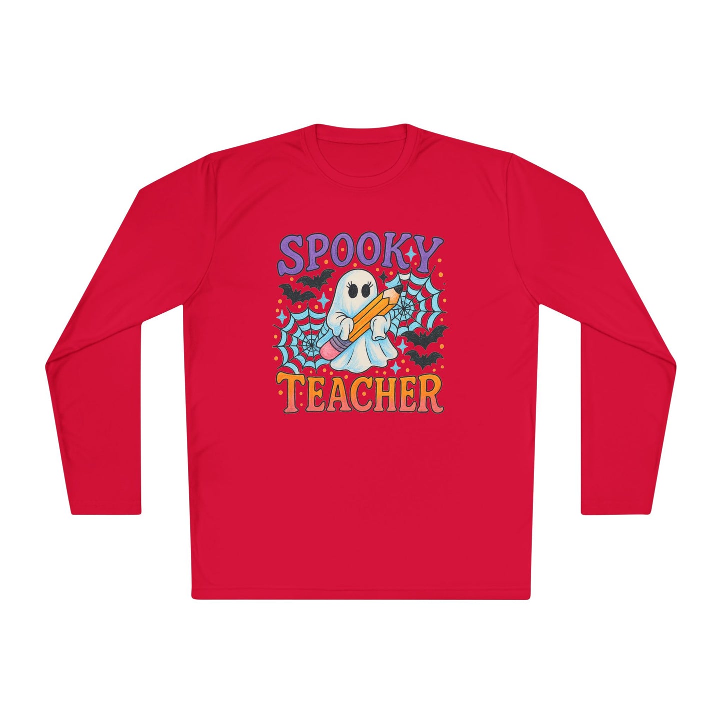 Spooky Teacher Adult Long Sleeve Tee