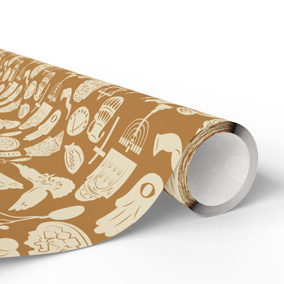 Blessings & Light Hanukkah Wrapping Paper