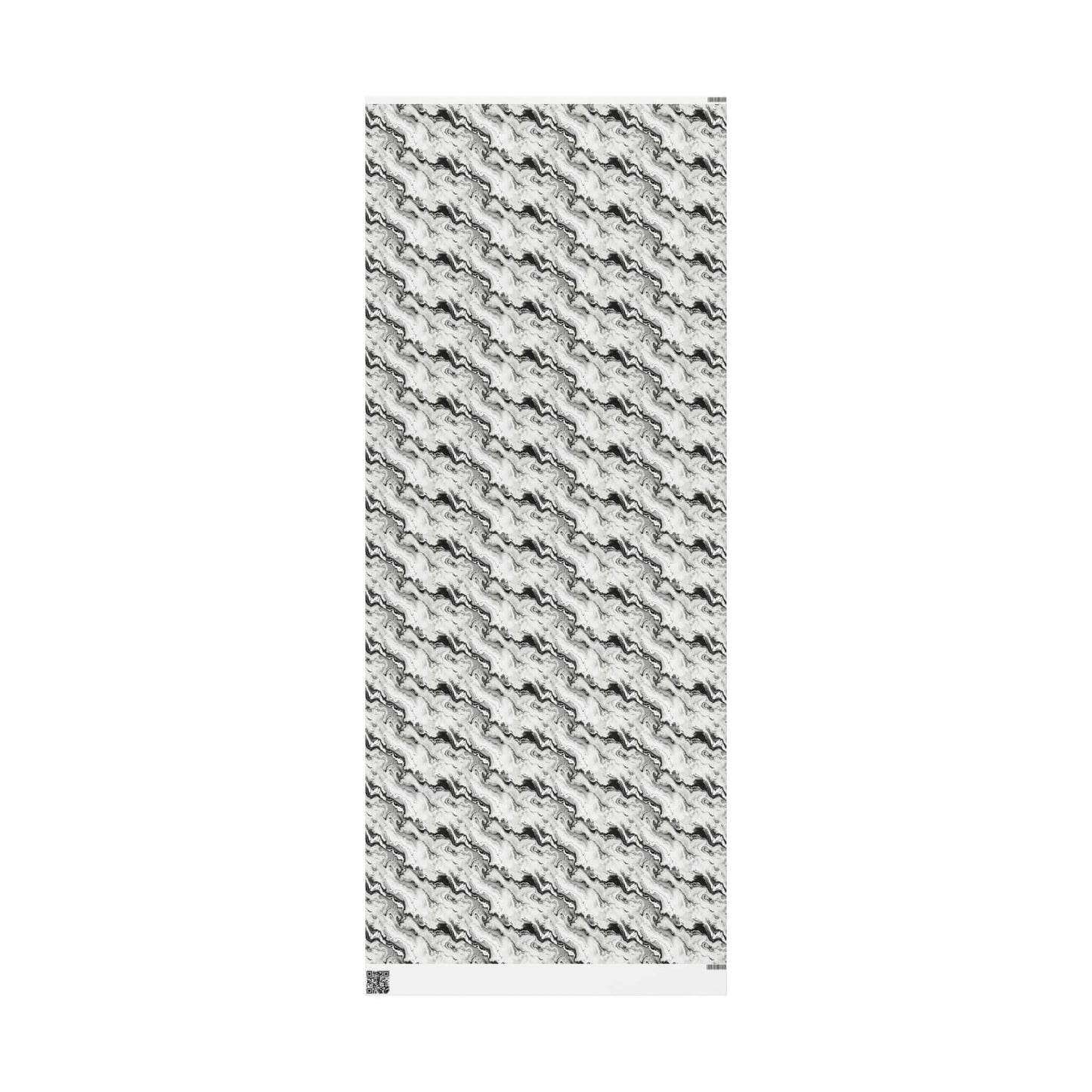 Frost Veil Marble Wrapping Paper