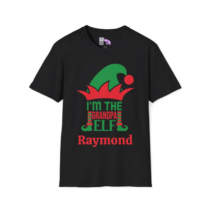 I'm The Grandpa Elf Personalized Adult T-shirt