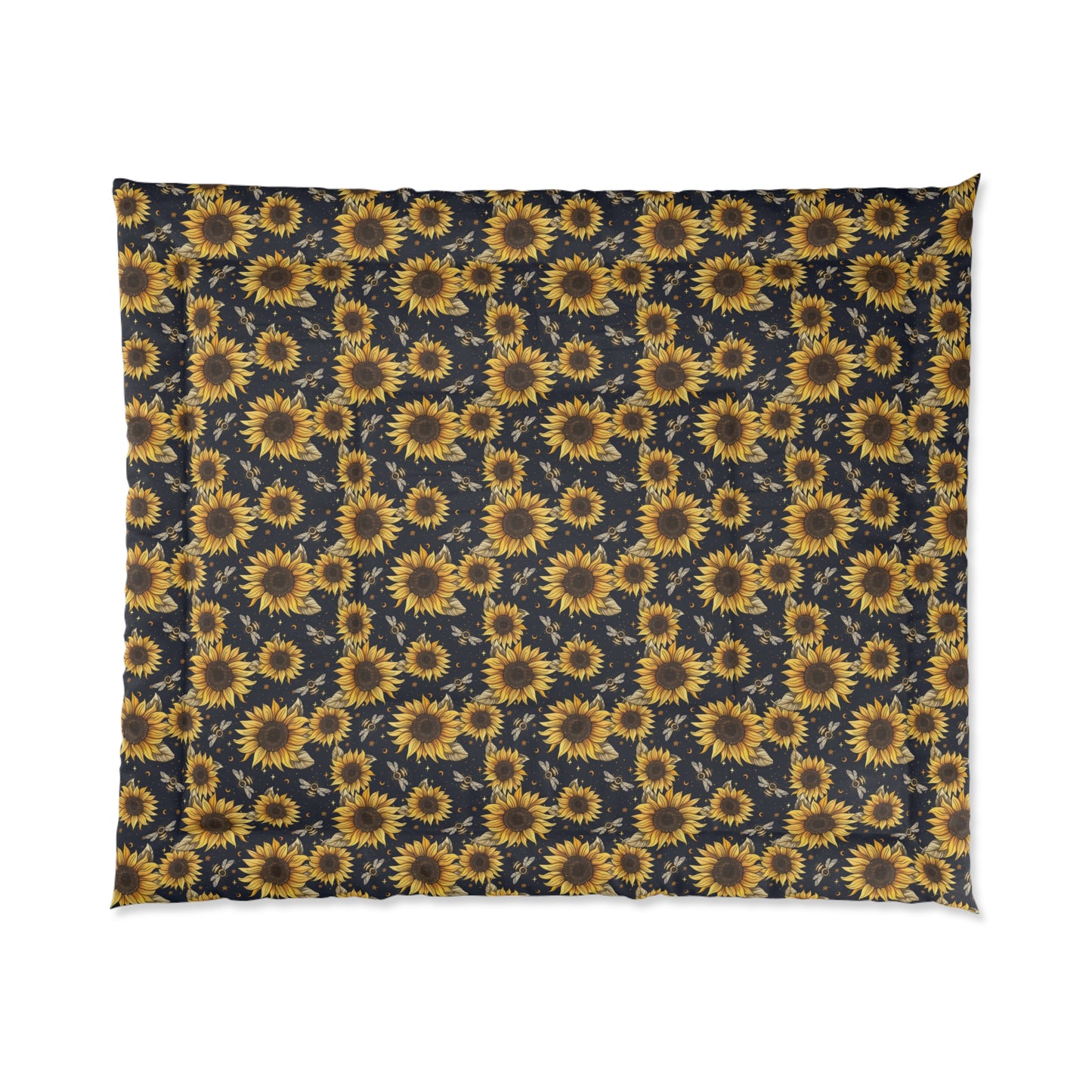 Sunflowers & Bees Comforter